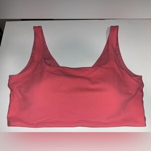Lululemon Bend This Scoop and square Bra Size L/XL peach color